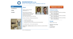 Desktop Screenshot of markomedik.navstevalekara.sk