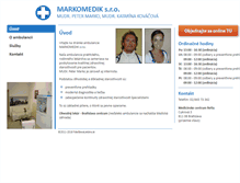 Tablet Screenshot of markomedik.navstevalekara.sk