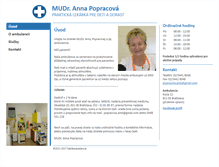 Tablet Screenshot of anna-popracova.navstevalekara.sk